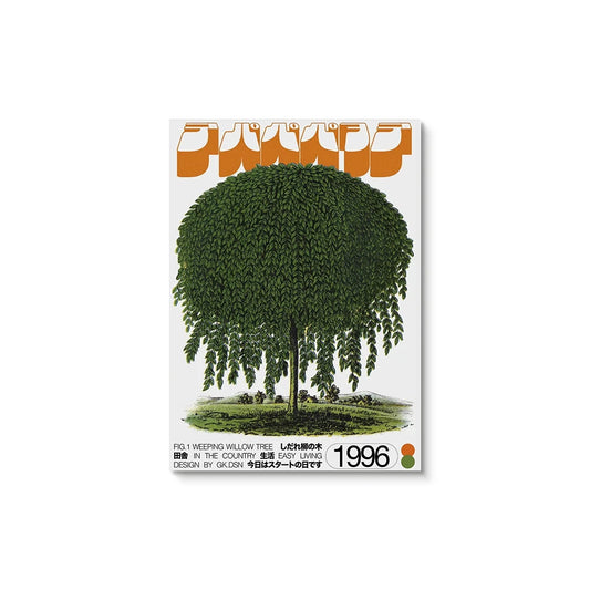 Affiche Vintage Arbre – Poster rétro botanique